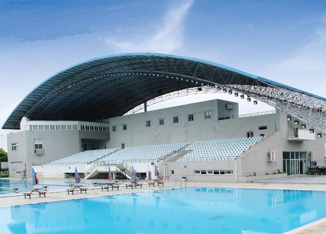 景洪游泳馆网架