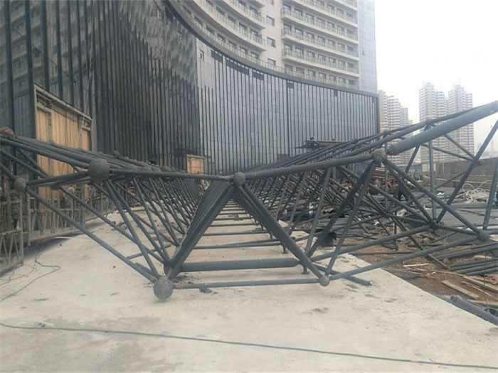 景洪万豪酒店雨棚网架